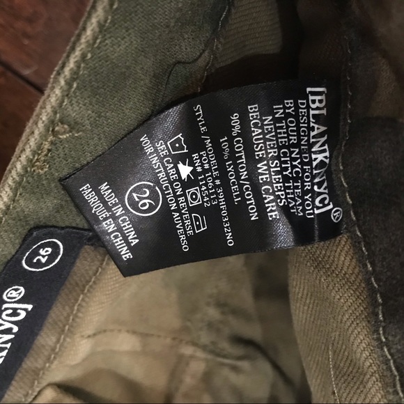 BLANCNYC camo frayed skirt - Picture 6 of 11